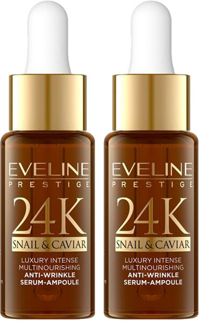 EVELINE 24K蝸牛魚子醬 全效修護精華液 18ml, 2瓶