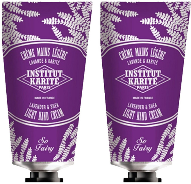 INSTITUT KARITE PARIS 巴黎乳油木 薰衣草護手霜, 75ml, 2條