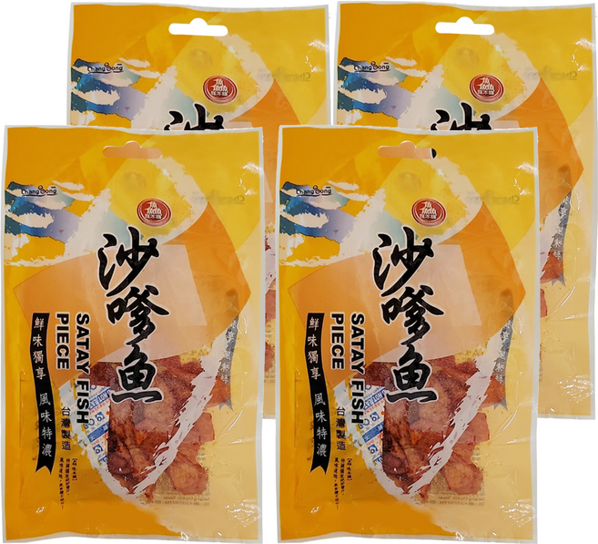 長松食品 沙嗲魚, 40g, 4包