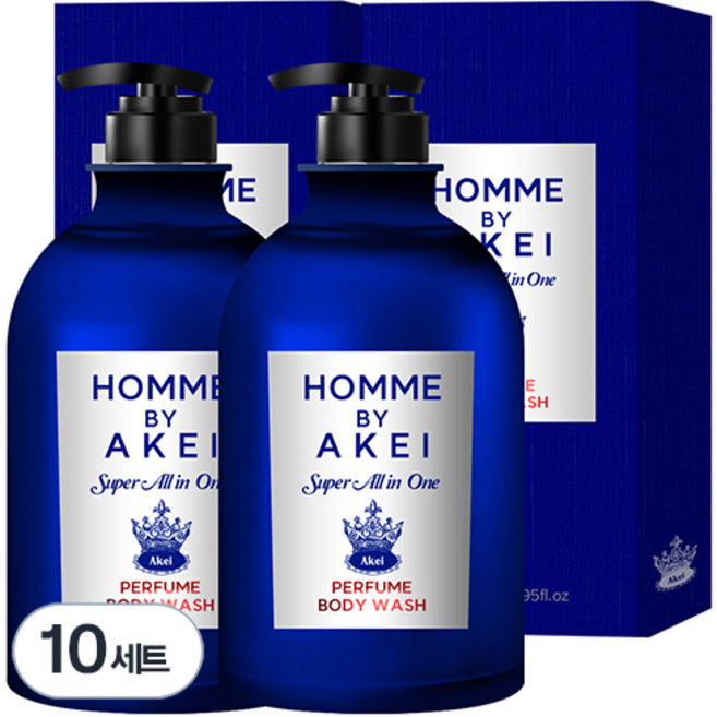 AKEI 男士超級多合一香氛沐浴乳 Sense費洛蒙香, 550ml, 10個