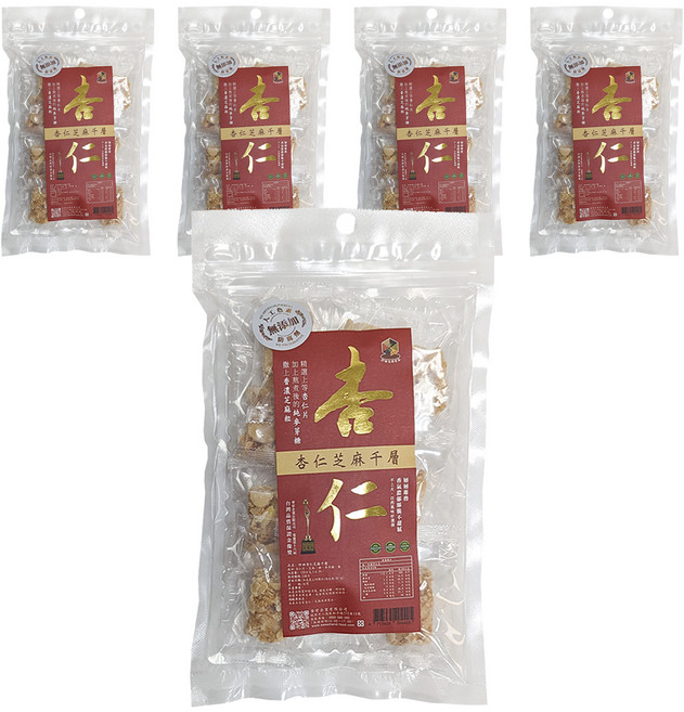 珍田生機 杏仁芝麻千層, 120g, 5袋