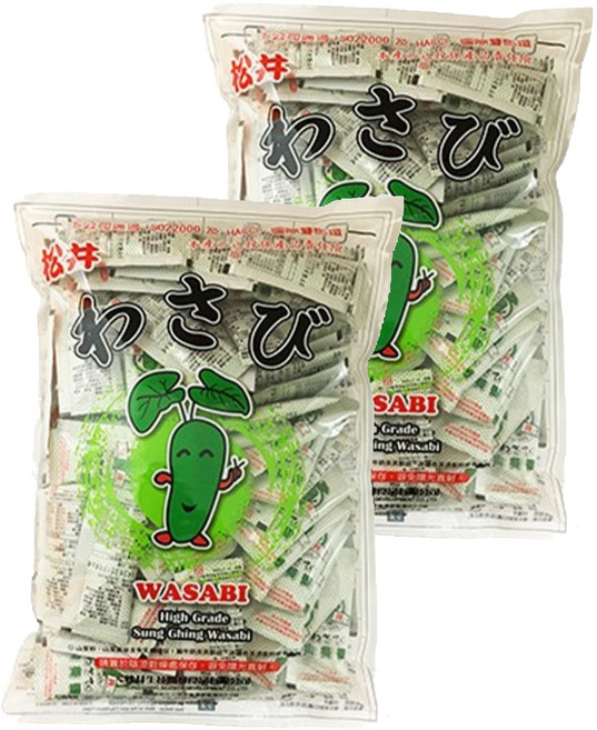 松井 山葵醬醬包 100包入, 1kg, 2袋