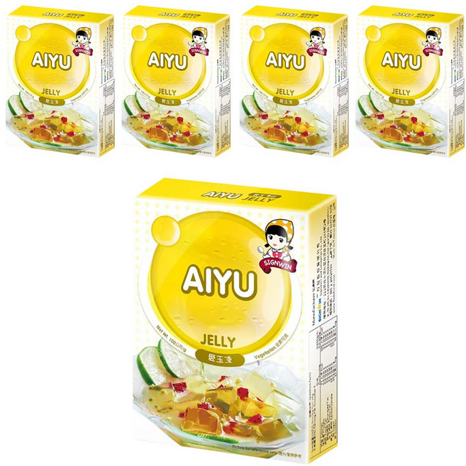 SIGNWIN 三得冠 愛玉凍粉, 100g, 5盒