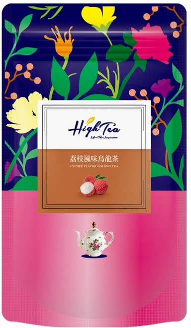 High Tea 伂橙 荔枝風味烏龍茶, 4g, 12入, 1袋