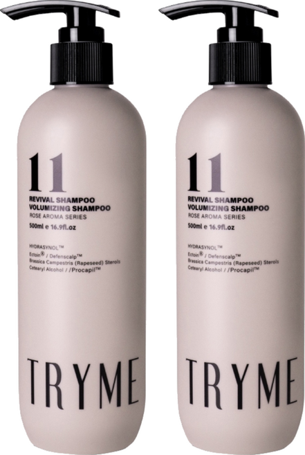 TRYME 詩朵 11號 胺基酸洗髮精華液 豐盈亮澤, 500ml, 2瓶