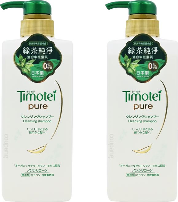 Timotei 蒂沐蝶 深層純淨洗髮精, 500g, 2瓶