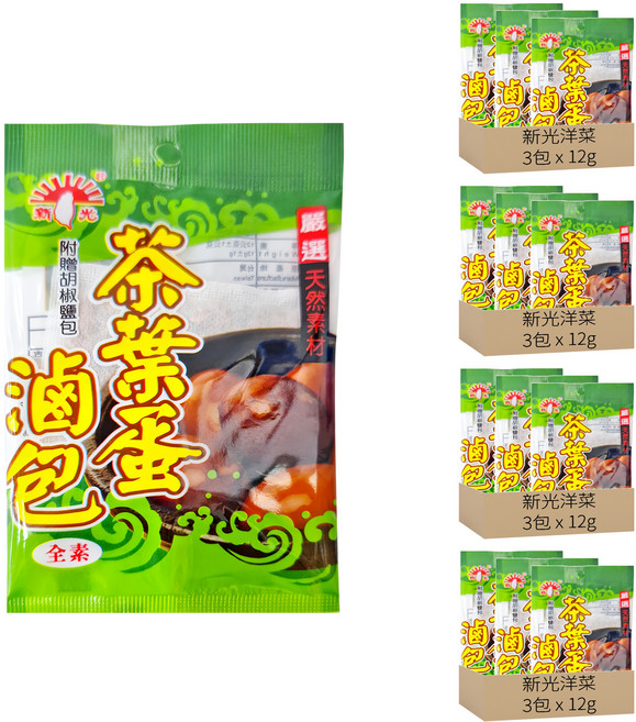 新光洋菜 茶葉蛋滷包, 12包, 12g
