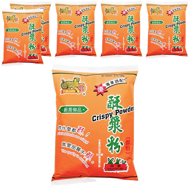 金錢豹 酥漿粉, 1kg, 6包