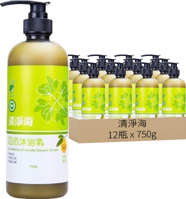 清淨海 環保沐浴露, 750g, 12瓶