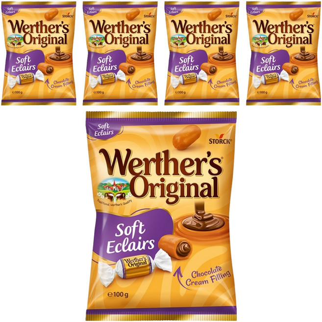 STORCK Wetter's Original Wetter's Original 巧克力奶油夾心軟糖 Eclaire, 5個, 100g