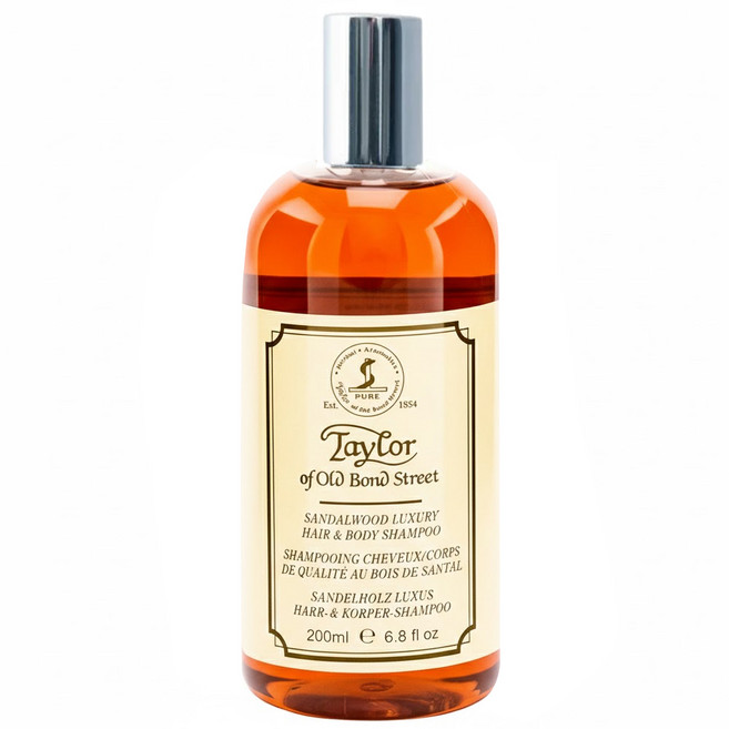 Taylor of Old Bond Street 經典檀香 二合一 洗髮沐浴露, 200ml, 1件