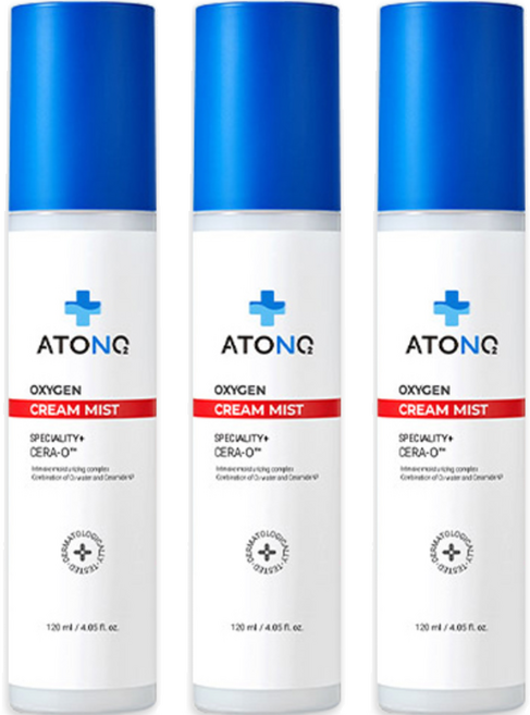 ATONO2 氧氣霜狀噴霧, 3個, 120ml