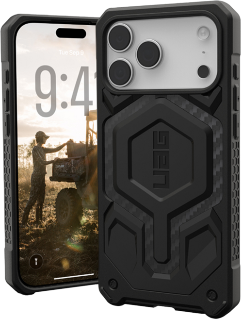 UAG 頂級版 iPhone 保護殼 17 Pro Max 磁吸 耐衝擊 碳黑色