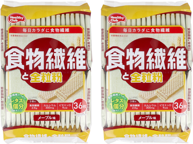 Healthy Club 浜田威化餅 楓糖, 259.2g, 2袋