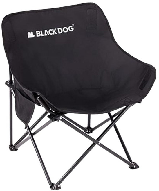 BLACK DOG 黑狗 浮月折疊椅, 夜幕黑, 1個