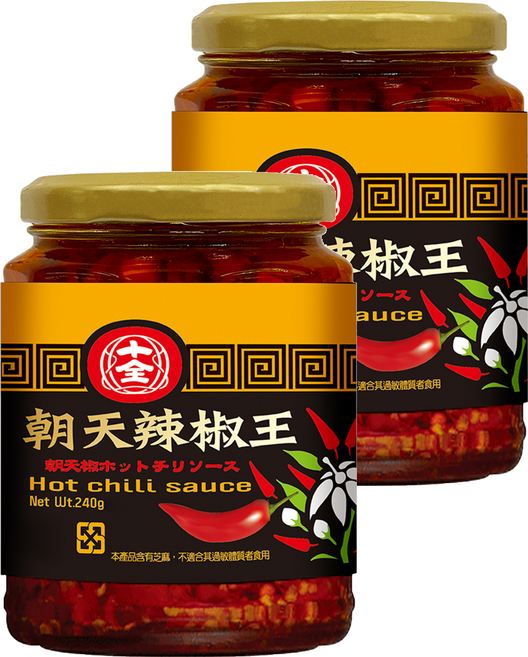 十全 朝天辣椒王, 240g, 2罐