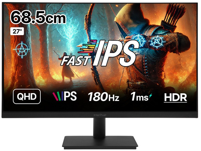 InterPixel QHD 電競螢幕, 68.5cm, IPQ2746(無亮點)