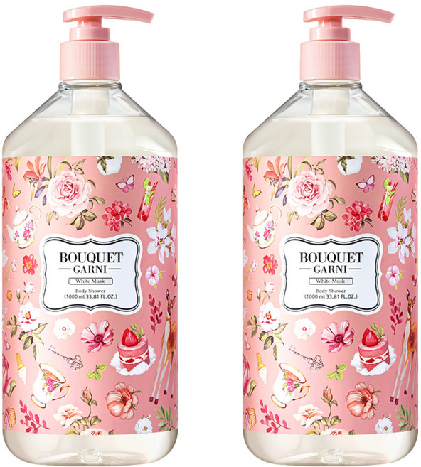 BOUQUET GARNI 香氛沐浴乳 白麝香, 1L, 2瓶