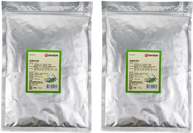 EverStyle 柏泰 金牌抹茶粉, 500g, 2袋