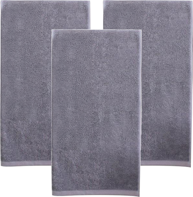 Amenity Towel 30支棉紗大浴巾 450g, 3條, 灰色