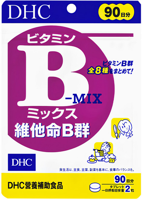 DHC 台灣公司貨 維他命B群 90日份, 180顆, 200mg, 1包