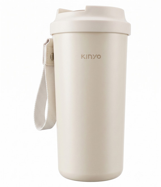 Kinyo 撞色保溫咖啡杯 KIM352MT, 燕麥奶茶, 1個, 500ml