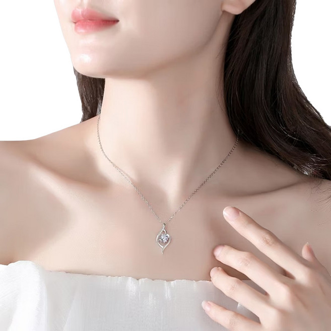 CF Diamond 項鍊 莫桑鑽 B0906 一見傾城 D色等級 FL淨度 3EX切工 材質穩定