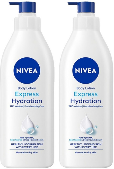 NIVEA 妮維雅 水潤輕透乳液, 2瓶