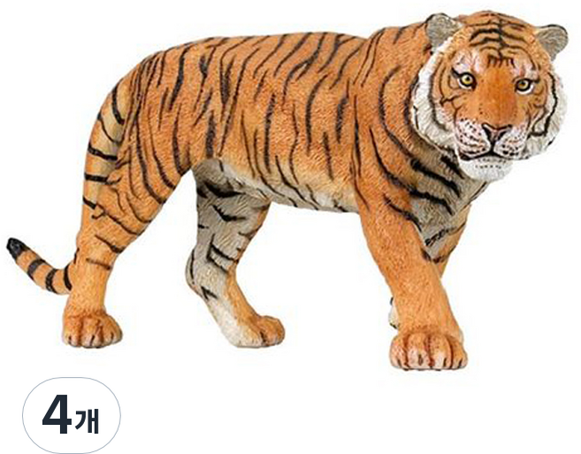 papo 老虎動物公仔, 4個