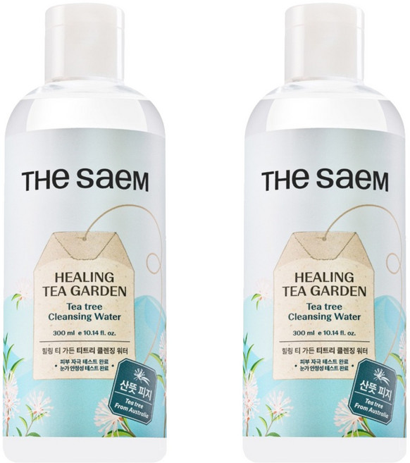 THe SaeM 得鮮 療癒茶園茶樹卸妝水, 300ml, 2個