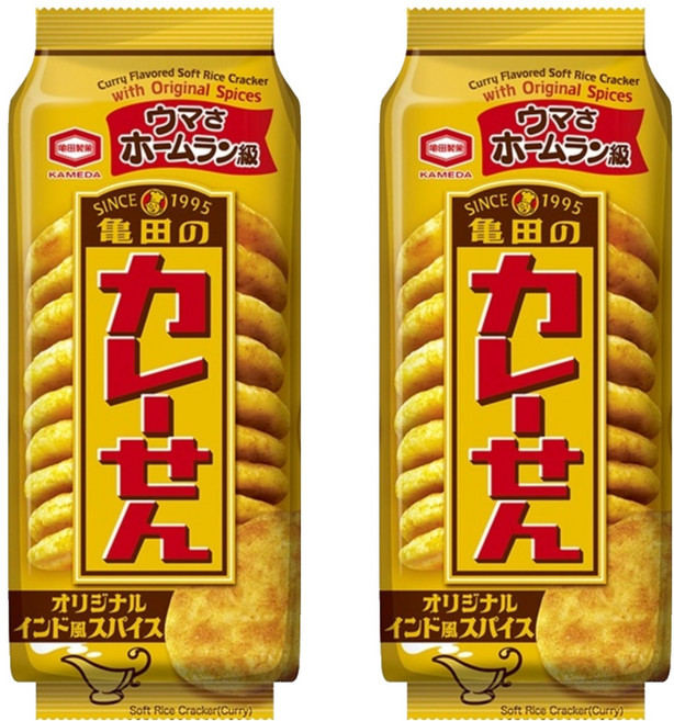 龜田製菓 咖哩米果, 2包, 117g