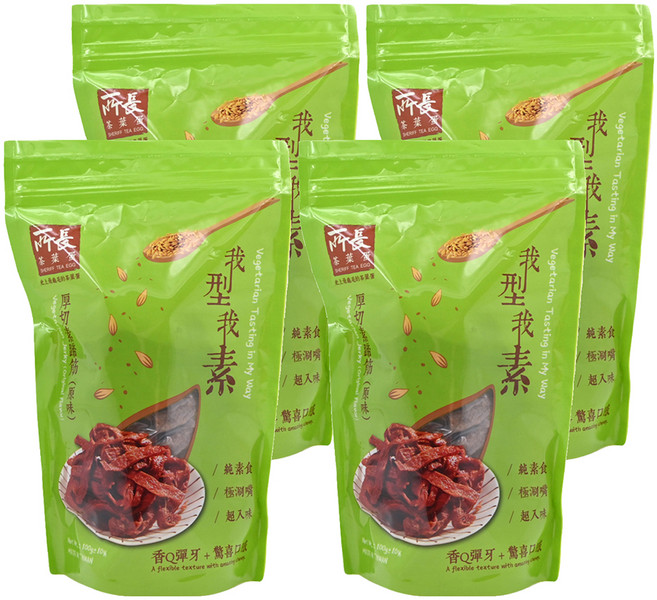 所長茶葉蛋 厚切素蹄筋 原味, 100g, 4包