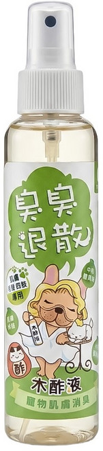 DAWOKO 木酢達人 寵物肌膚消臭蒸餾木酢液 肌膚毛髮四肢專用, 150g, 1瓶
