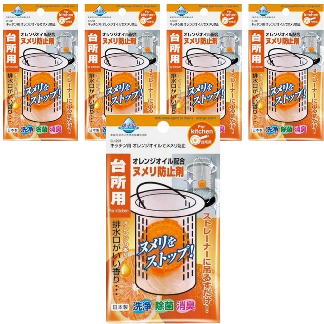 不動化學 FCC排水口清潔錠, 16.5g, 5包