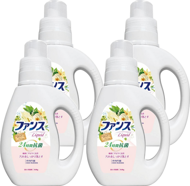第一石鹼 花果香洗衣精, 800g, 4瓶