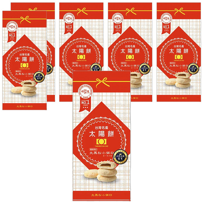 SALICO FOODS 大黑松小倆口 太陽餅4入禮盒, 6個, 160g