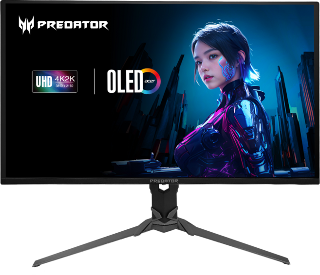 acer 宏碁 Predator 31.5吋 顯示器 16:9 QD-OLED 黑 X32 V2 UHD 165Hz 0.03ms (GTG) 3年原廠保固