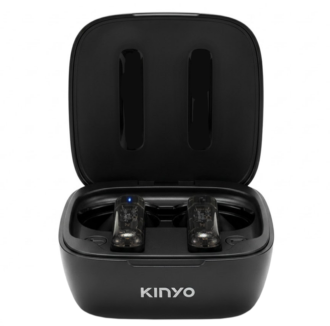 Kinyo Wireless ENC降噪 耳道式 耳機 炫光電競 黑色 BTE-3909