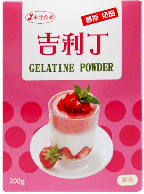 永詮食品 超鑽吉利丁粉, 200g, 1盒