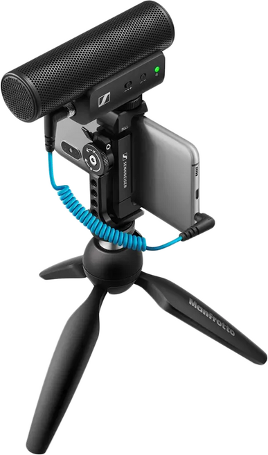 SENNHEISER MKE 400 Mobile KIT 專業短槍型 指向性麥克風套組, 黑色, SH509257