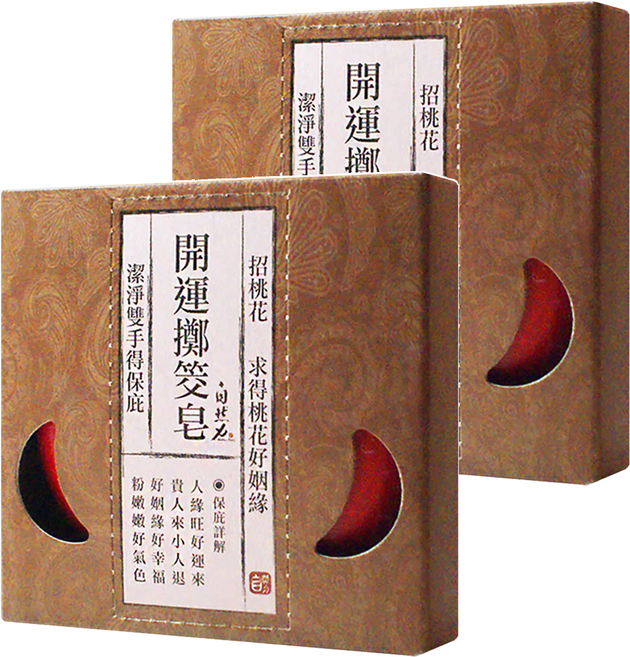 TEAPOWER 茶寶 自然力 Nature Power 開運擲筊皂 博杯招桃花 2入, 80g, 2盒