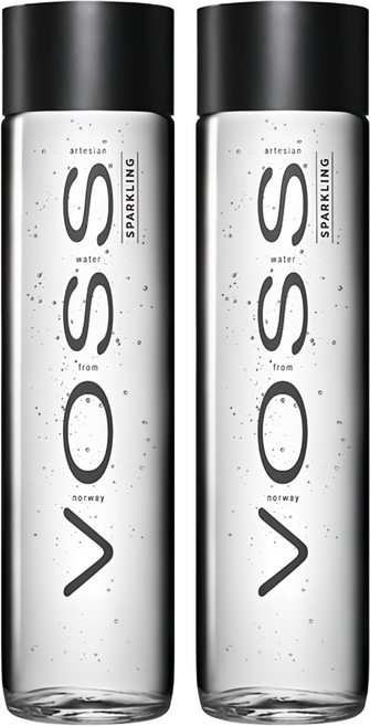 VOSS 芙絲 挪威氣泡礦泉水, 375ml, 2瓶