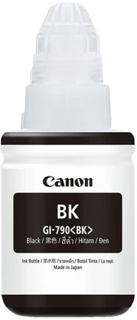 Canon 佳能 噴墨專用墨水匣 GI-790, 黑色, 1個