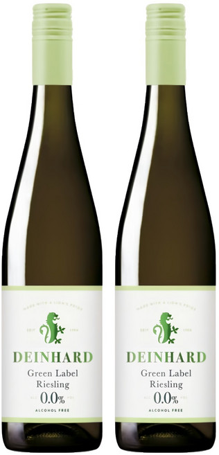 DEINHARD 丹赫 麗絲玲無酒精白葡萄酒風味飲, 750ml, 2瓶