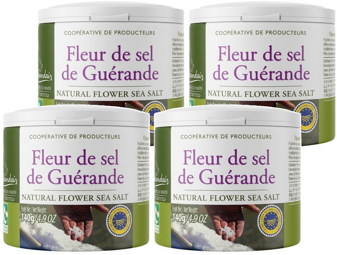Le Paludier de Guerande 葛宏德 法國頂級海鹽, 140g, 4罐
