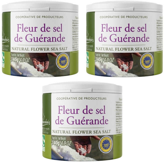 Le Paludier de Guerande 葛宏德 法國頂級海鹽, 140g, 3罐