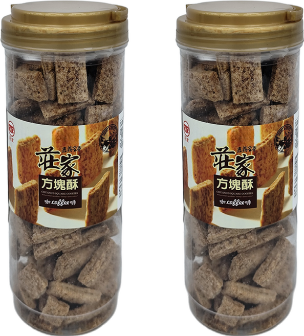 莊家 咖啡方塊酥, 2罐, 430g