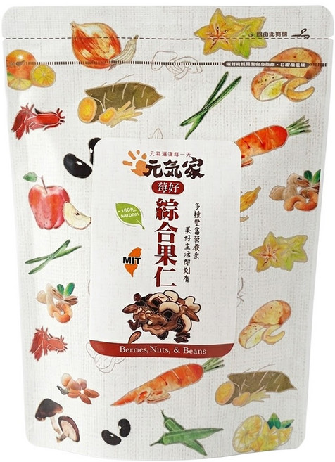 元氣家 莓好綜合果仁, 200g, 1包
