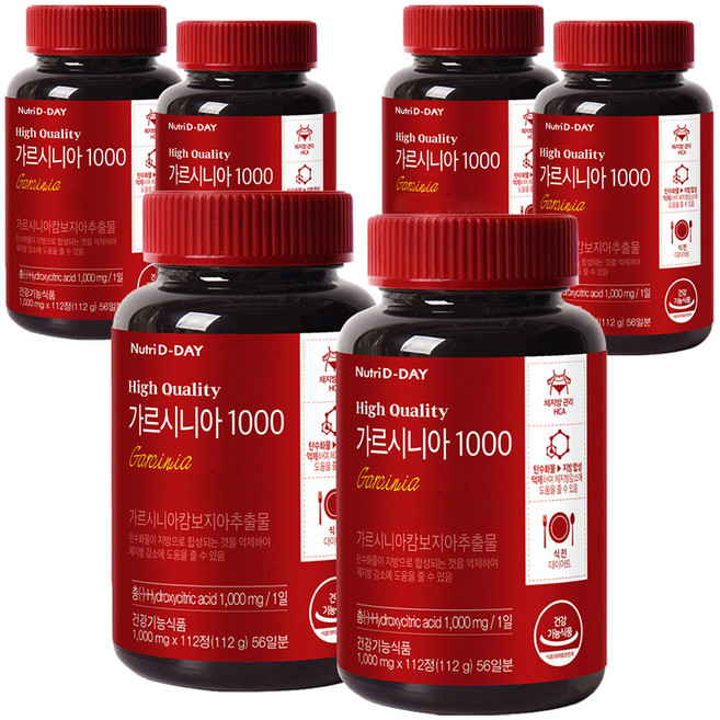 Nutri D-DAY 藤黃果錠, 112顆, 6罐