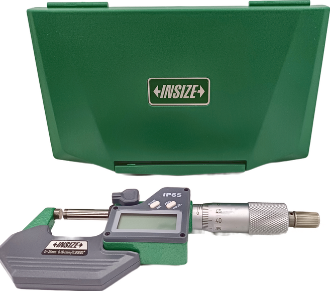 INSIZE 3108-25A 數位外徑測微器 不鏽鋼材質, 1個
